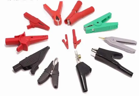 Clip per batteria per auto con copertura completamente isolante in rame placcato 300A Batteria per auto di grandi dimensioni utilizzata Clip a coccodrillo per coccodrillo elettrico rosso nero