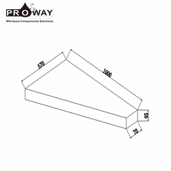 Proway Impermeabile Antiruggine Componenti SPA Sollevatore copertura SPA in alluminio (JZ0011B)
