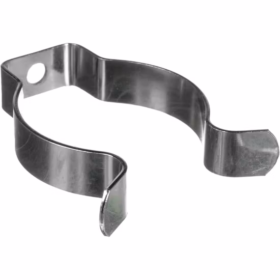 Morsetti per tubi luminosi in metallo personalizzati all'ingrosso per supporti per tubi LED, morsetti di fissaggio per coperchi, morsetti per provette, parti metalliche